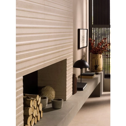 Плитка настенная Porcelanosa Дорсиа Марфил Лине / Dorcia Marfil Line матовая бежевая 100347999 150х59,6 см