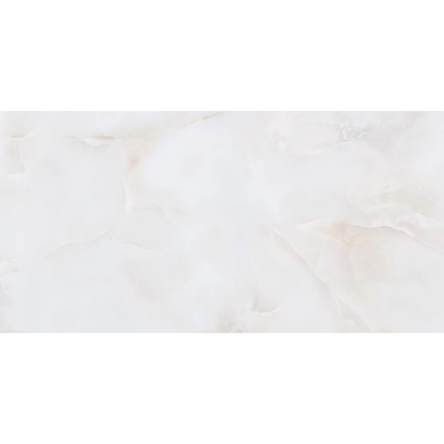 Керамогранит Neodom Onyx Bianco Polished глянцевый белый N20566 160х80 см
