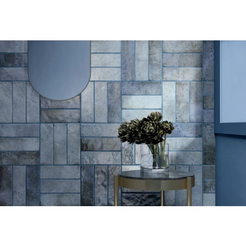 Плитка настенная Harmony Peronda Group Dyroy Blue глянцевая голубая 5011229018 20х6,5 см