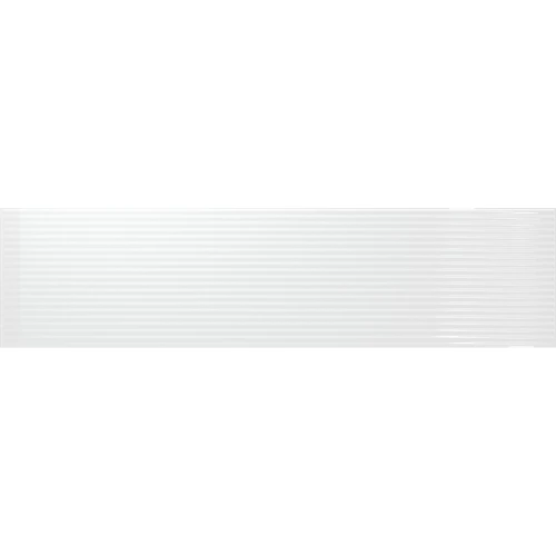 Плитка керамическая Amadis Страйпс Cапитал Whите Глосс / Stripes Capital White Gloss глянцевая белая 8436552229514 26,1х6,5 см