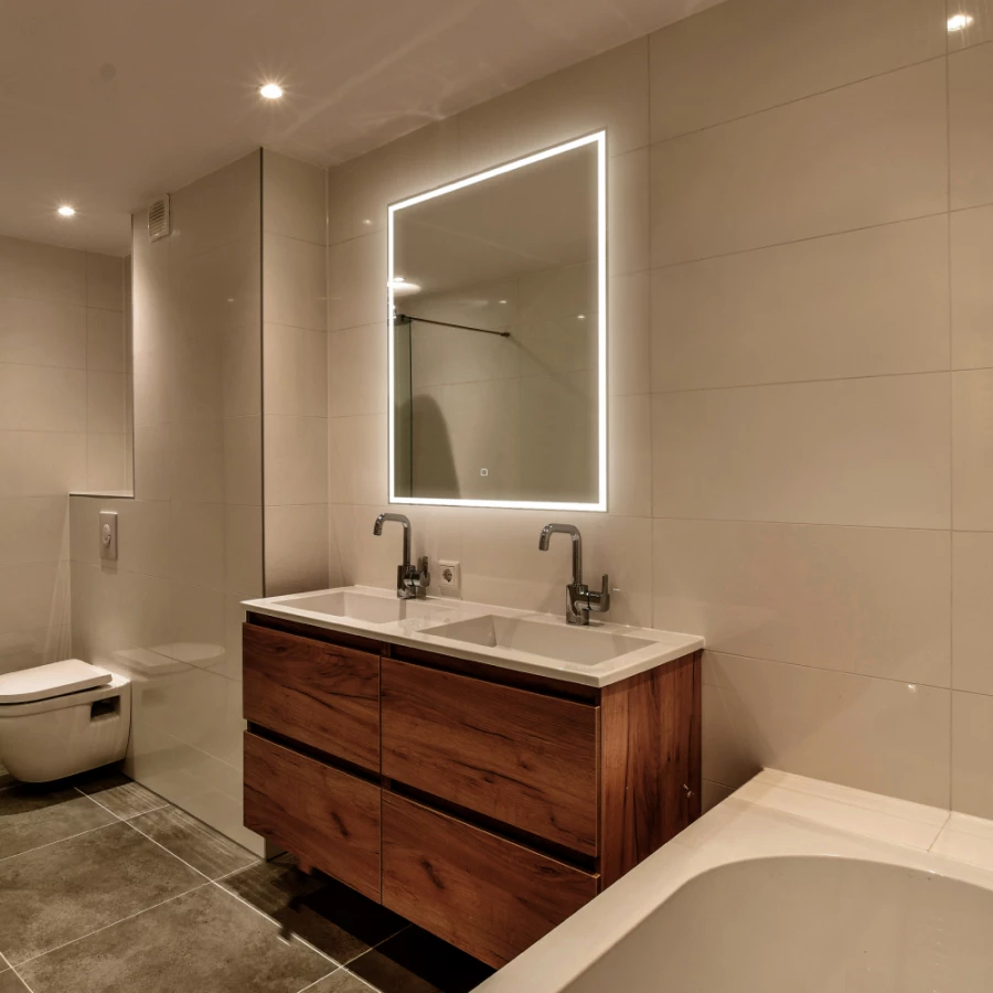 Зеркало Abber See с подсветкой сенсорный выключатель диммер AG6108S-0.6