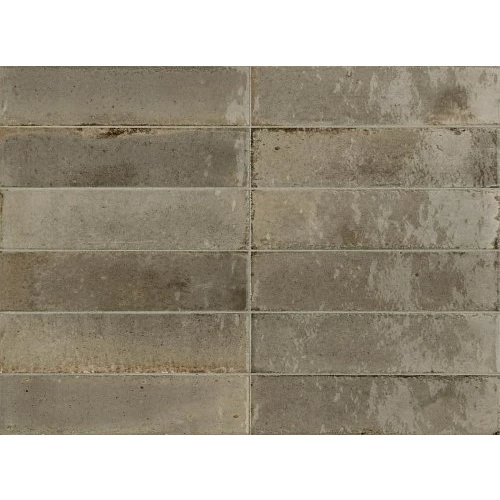 Керамогранит Marazzi Lume Greige серый 6х24 см