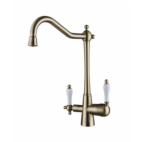 Смеситель для кухонной мойки Kaiser Vincent 31844-3 бронза