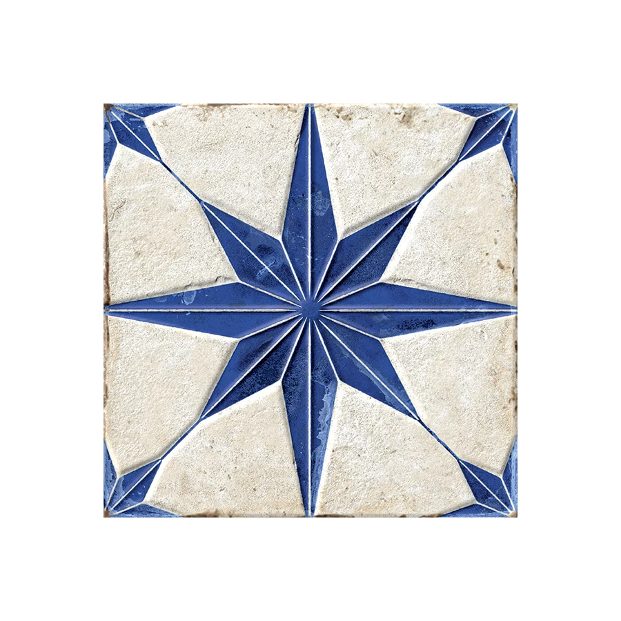 Керамогранит Peronda Фс Старлигхт Блуе ЛТ / Fs Starlight Blue LT матовый синий 40466 22,3x22,3 см