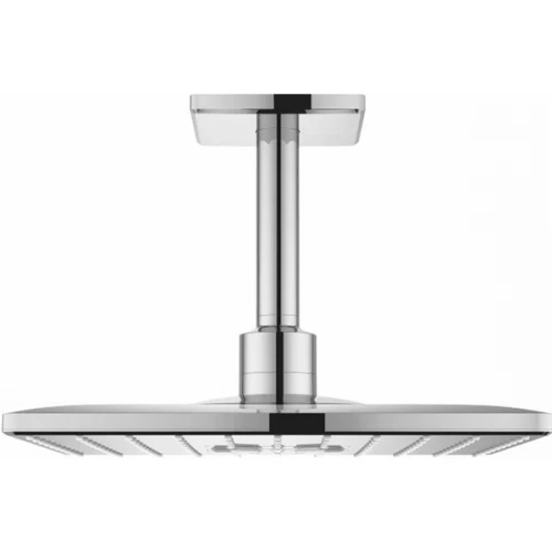 Верхний душ Grohe Rainshower 310 SmartActive Cube с душевым кронштейном 2 режима струи хром 26481000 142 мм