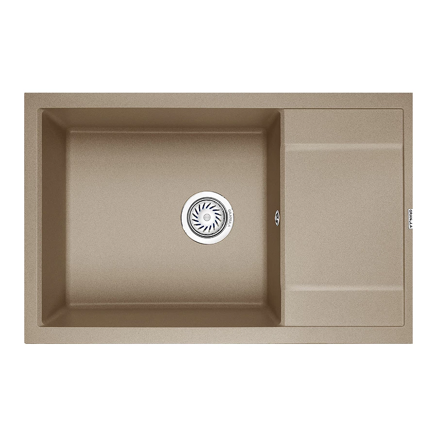 Кухонная мойка Granula 7805, ПЕСОК 78х50 см