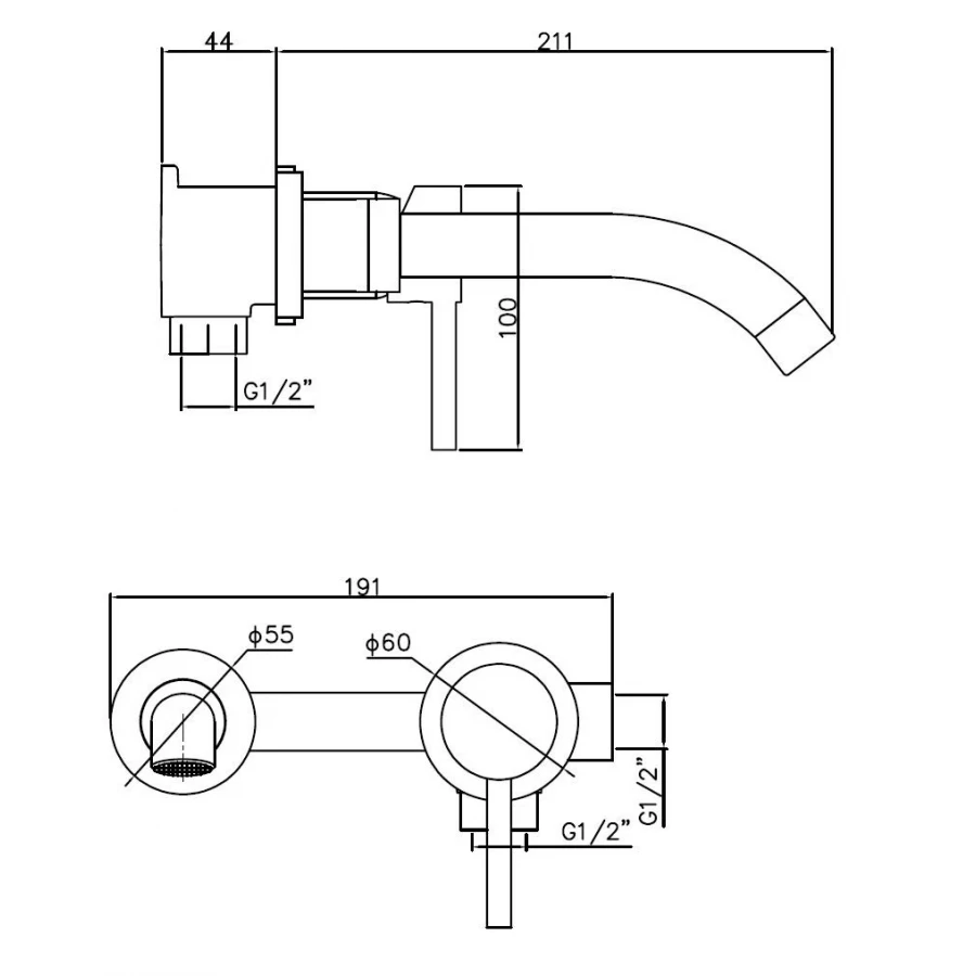 Смеситель для раковины Esko SM28 GLD