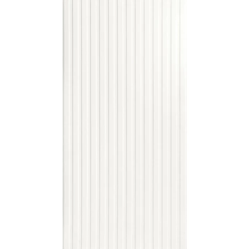 Плитка настенная Ape Ceramica Bellagio Dec Chloe Bianco Rect матовая белая A042714 120х60 см