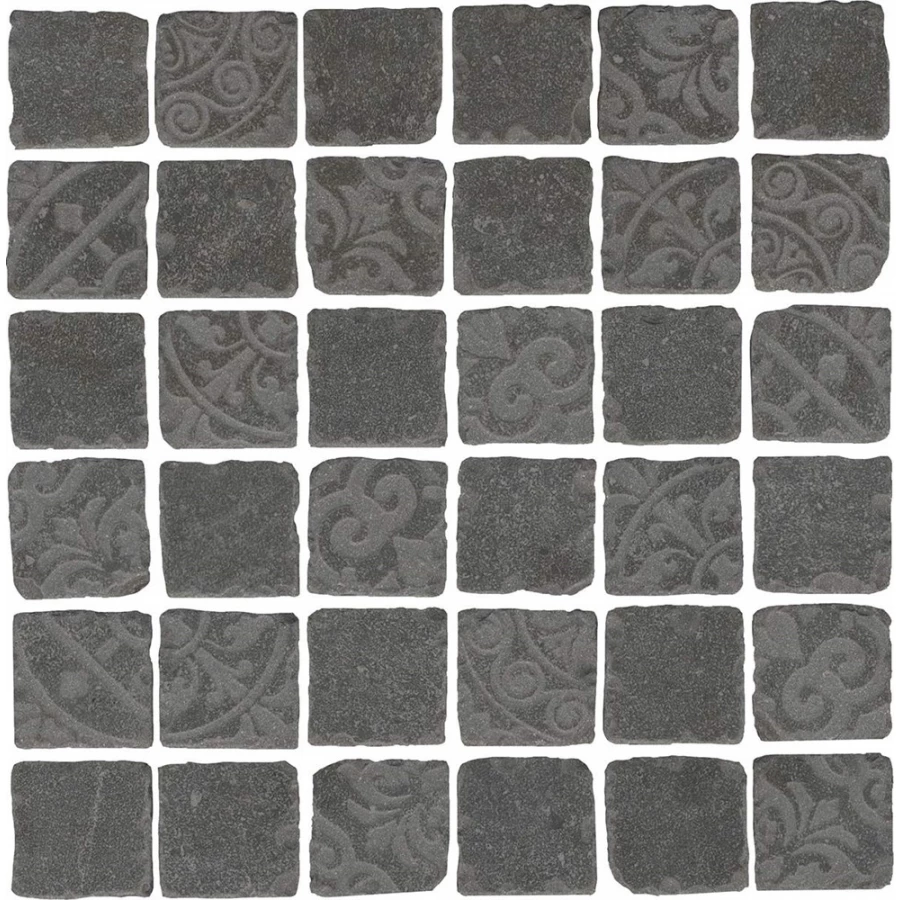 Керамогранит Kerama Marazzi Про Фьюче Декор мозаичный матовый черный SBM008/DD640620 30x30 см