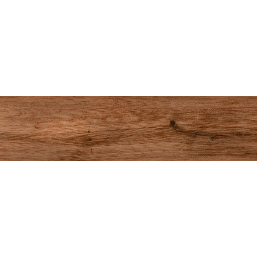 Керамогранит Cersanit Woodberry коричневый ректификат рельеф A17763 89,8х21,8 см