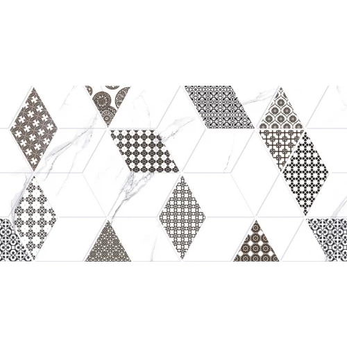 Плитка настенная Тянь Шань Дамон Декор Ромбы TP3628H2 60х30 см
