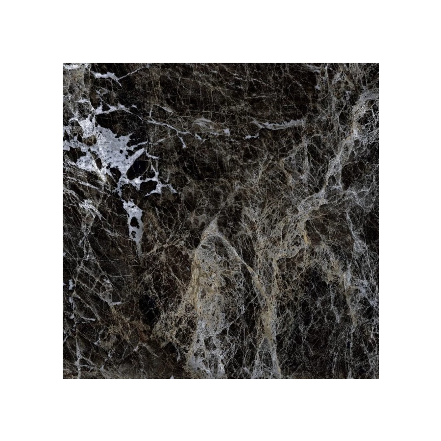 Керамогранит Gresse Simbel carbon Мрамор черно белый матовый GRS05-03M 600*600*10мм 60х60 см