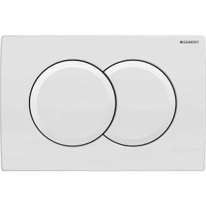Смывная клавиша Geberit Delta 01 для двойного смыва Альпийский белый 115.107.11.1