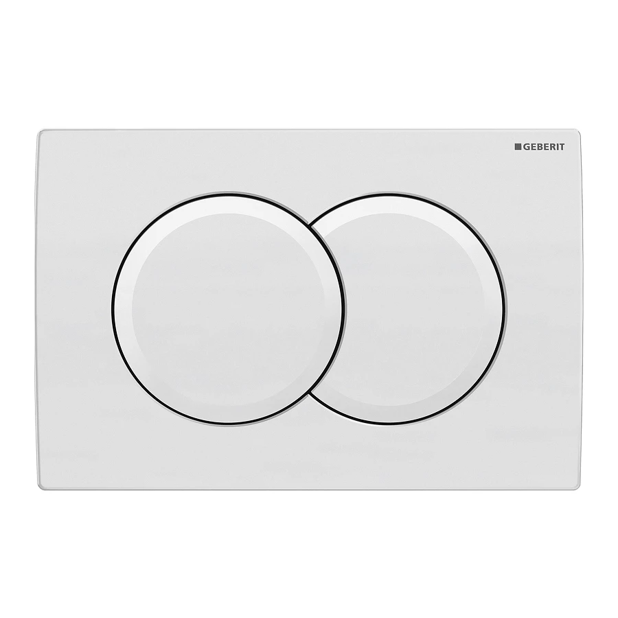 Смывная клавиша Geberit Delta 01 для двойного смыва Альпийский белый 115.107.11.1