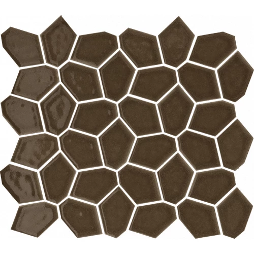 Мозаика Italon Аура Мока Спектрум матовая коричневая 600110001162 33,2х29,2 см