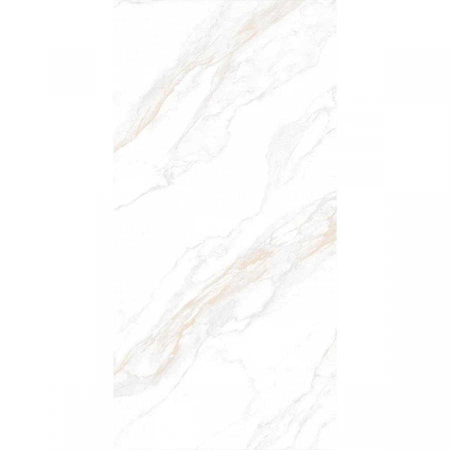 Керамогранит Planet Ceramics PL-Y6120 глянцевый бело-коричневый 120х60 см