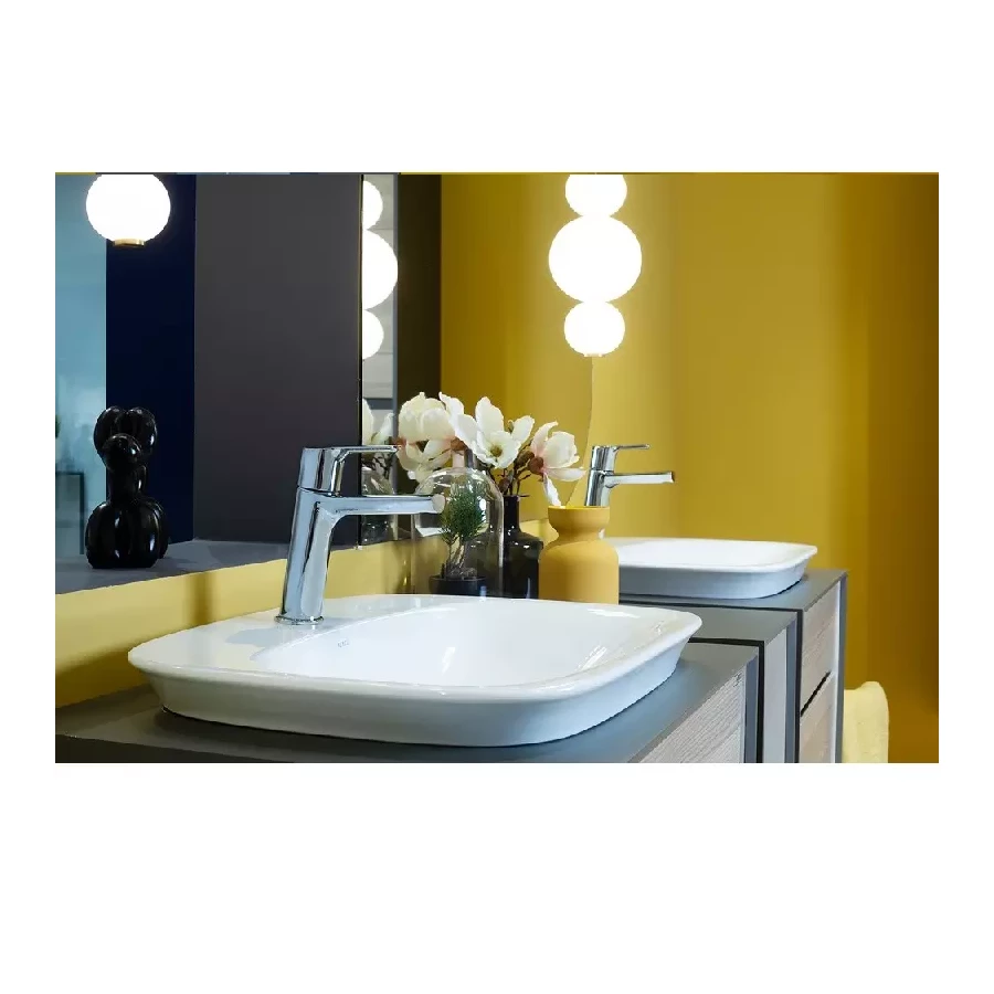 Раковина Serel Hera для установки в столешницу с отверстием под смеситель HR30TXS110H 60x46 см