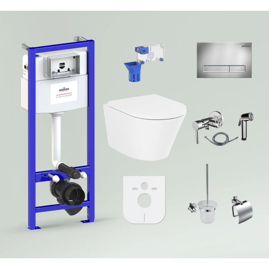 Комплект 10 в 1 Lavinia Boho Relfix Biore Compacto Rimless 98010050 (состоит из 3304101C, 33290420, 38010010, 3805001C, 38040010, 61117, 60567, 98652)