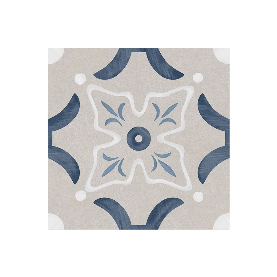 Керамогранит Motto Velvet Gris Decor 3 матовый серый N100189 20x20 см