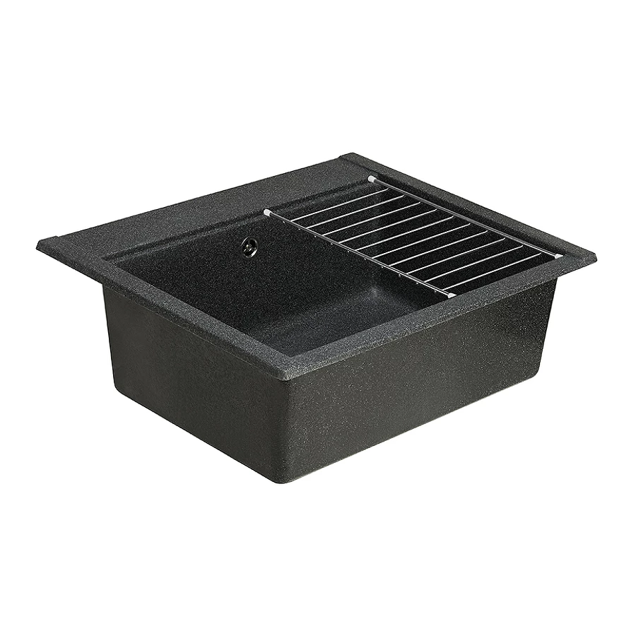 Мойка кухонная Акватон Делия 60 графит 1A715232LD210