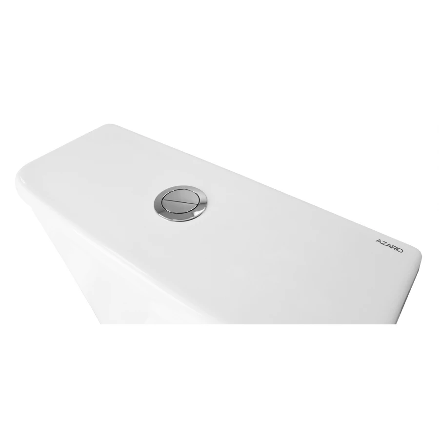 Унитаз напольный Azario Levanto безободковый в комплекте с бачком и сиденьем дюропласт микролифт AZ-1228A 62x38x83 см см