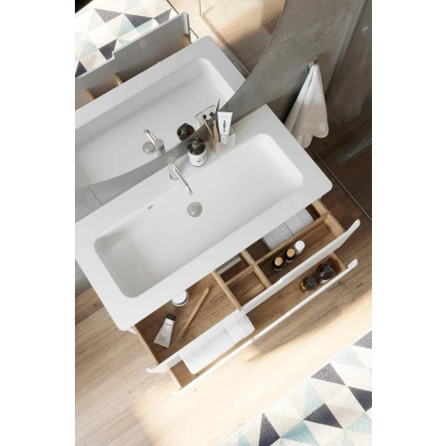 Тумба с раковиной Creto Bravo White 22-BrW100 100 см