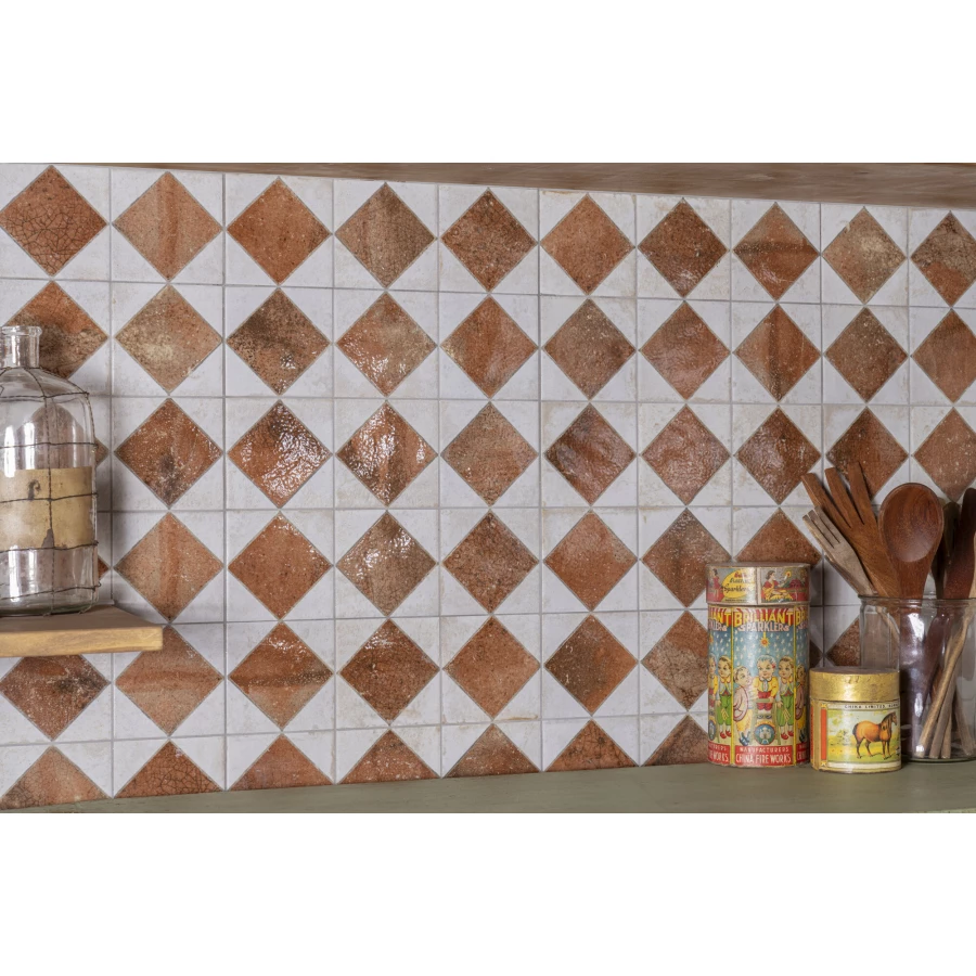 Плитка напольная Peronda FS Arles Brown LT матовая бело-коричневая 0100531650 33x33 см