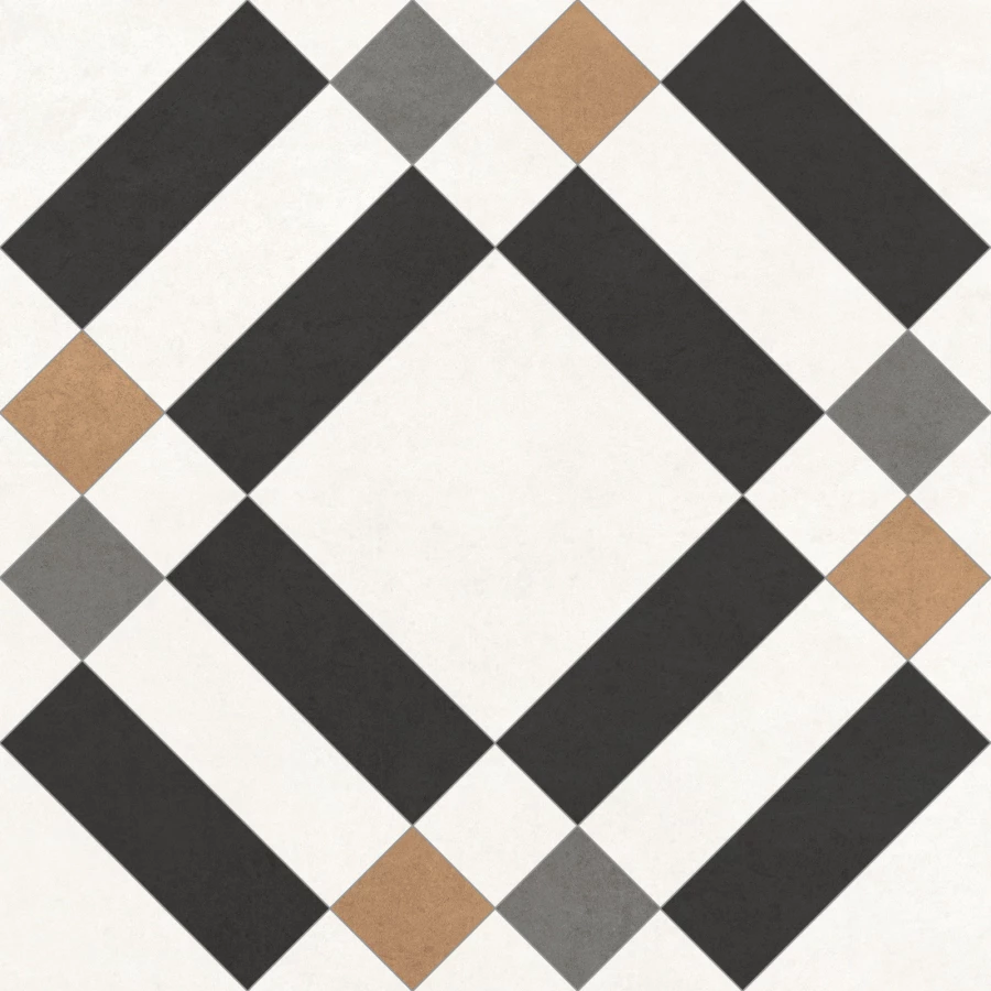 Керамогранит New Trend Design Art Mix 1 матовый многоцветный GP2020DMX31 20х20 см