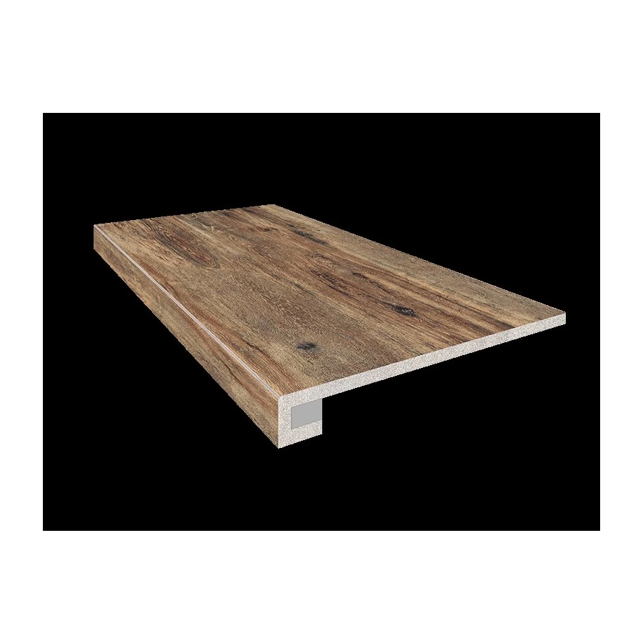 Комплект Estima Brigantina Ступень BG01 33x120 неполированная прямоугольная бортик без насечек Подступенок 14,5x120 32752