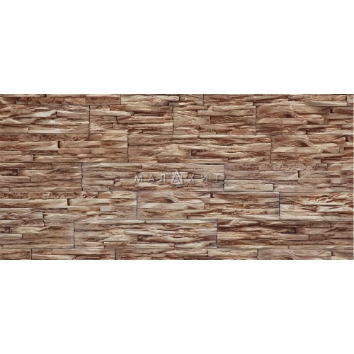 Искусственный камень Малахит Сланец 04-02 18,5 26,5 46х9,1х3-3,8 см