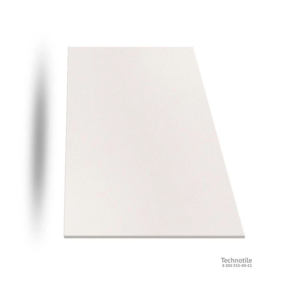 Керамогранит Уральский гранит Моноколор Светло-молочный матовый UF010 60х30 см