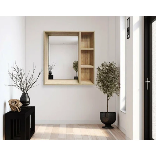 Зеркальный шкаф Runo Эко 55 универсальный 00-00001451