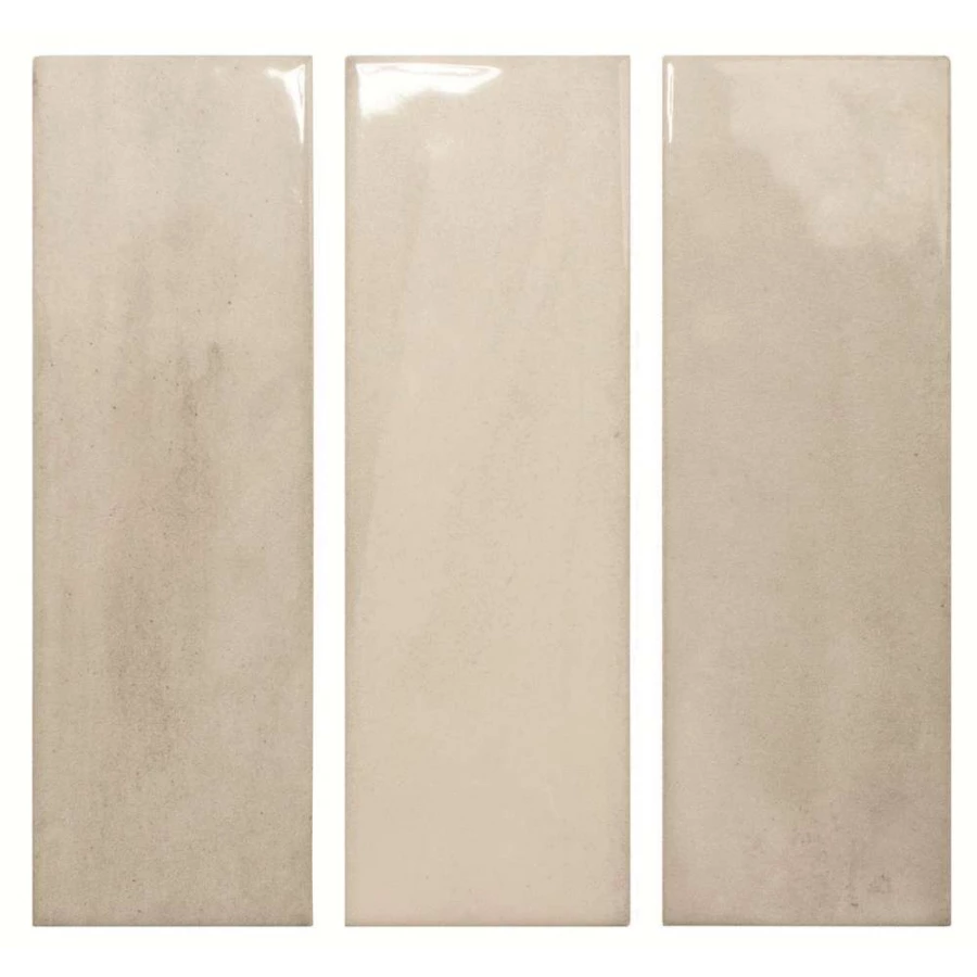 Плитка настенная DNA Tiles Calema Greige глянцевая бежевая 136315 16х5,2 см