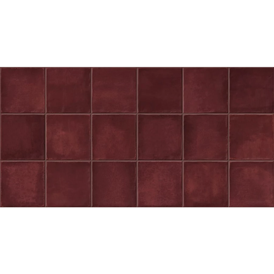Керамогранит Gayafores Amaris Deco Plus Burdeos глянцевый бордовый 62,5х32 см