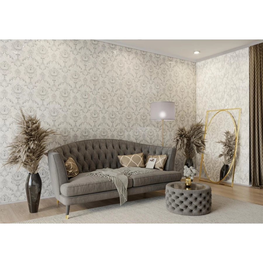 Обои флизелиновые Palitra Life Bergamo Палитра бежевые PL72288-22 1,06х10,05 м