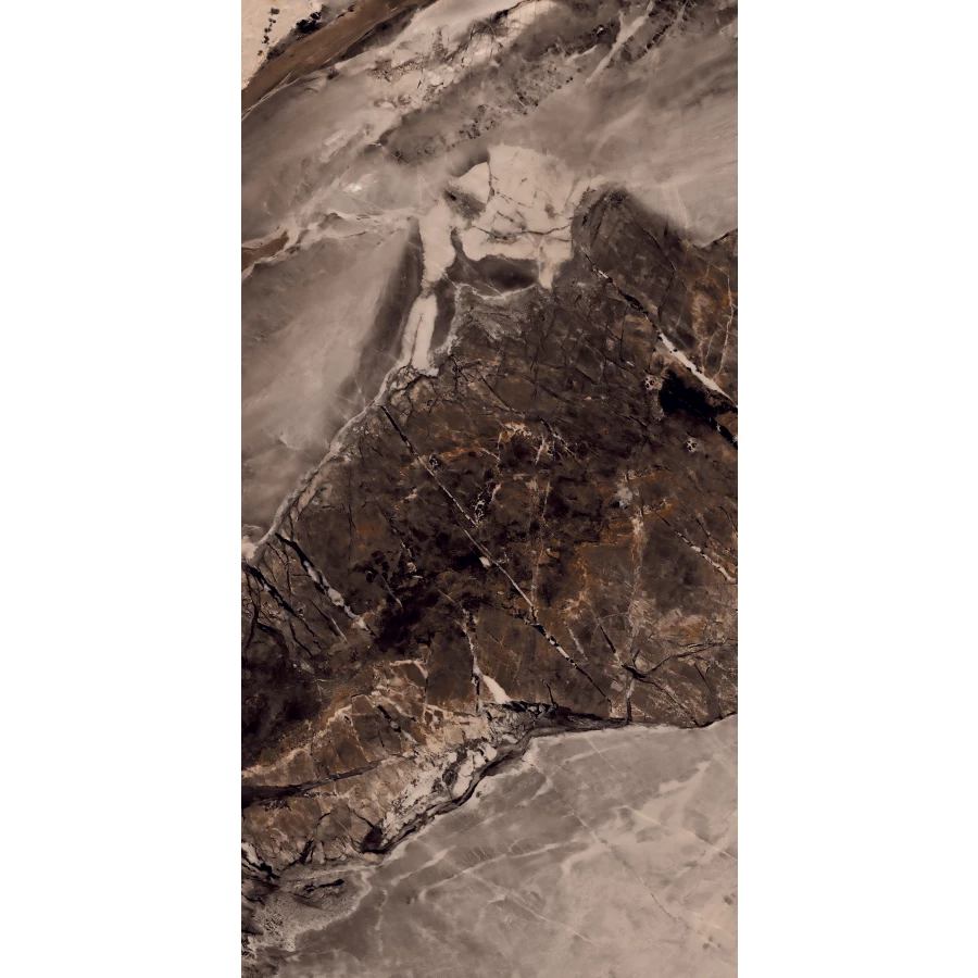 Керамогранит Arcadia Ceramica Monaco Brown High Gloss коричневый HG2012-A 120х60 см