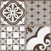 Плитка настенная ALMA Ceramica Бохо / Boho рельефная матовая коричневая 11 шт в уп TWU2550BOH17 250х24,9 см
