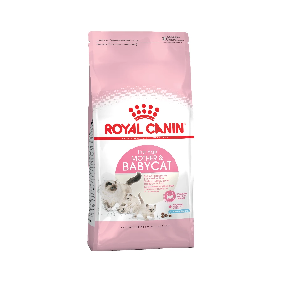 Корм для котят в возрасте от 1 до 4 месяцев Royal Canin mother&babycat, а также для кошек в период беременности и лактации 2 кг