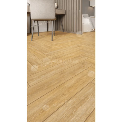 Ламинат Alpine Floor Herringbone Дуб Тулуза LF102-4 33 класс 8 мм 2.2034 кв.м 60.6х10.1 см