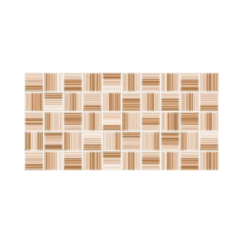 Декоративный массив (мозаика) Нефрит-Керамика Меланж бежевый 25х50 см