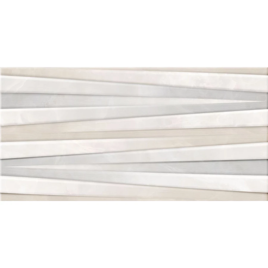 Плитка облицовочная рельефная Alma Ceramica Rivoli бежевый 24,9*50 см