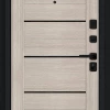 Входная дверь Bravo Райт/SBlack 205x86 Pecan/Cappuccino Melinga правое открывание