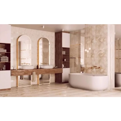 Керамическая плитка Kerlife Sherwood Honey 49 коричневая 63х31,5 см