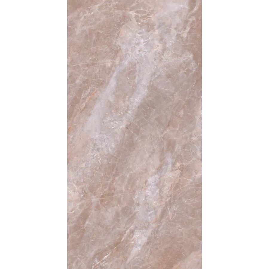 Керамогранит Vizavi Ceramica Butterfly глянцевый коричневый ZA-B12639 120х60 см