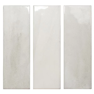 Плитка настенная DNA Calema Cloud Gloss глянцевая светло-серая 16х5,2 см