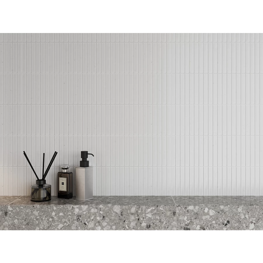 Плитка настенная Gracia Ceramica Lane grey серый 02 рельеф 010100001540 60х25 см