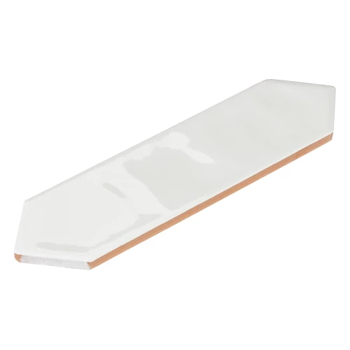 Плитка настенная Smile Tile Picket Bianco / Пиcкет Бианcо глянцевая белая 38865696 30х7,5 см