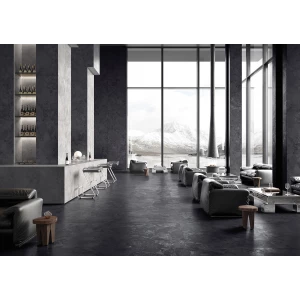 Керамогранит Refin Moon Dark Matt Ret матовый черный RQ10 120х60 см