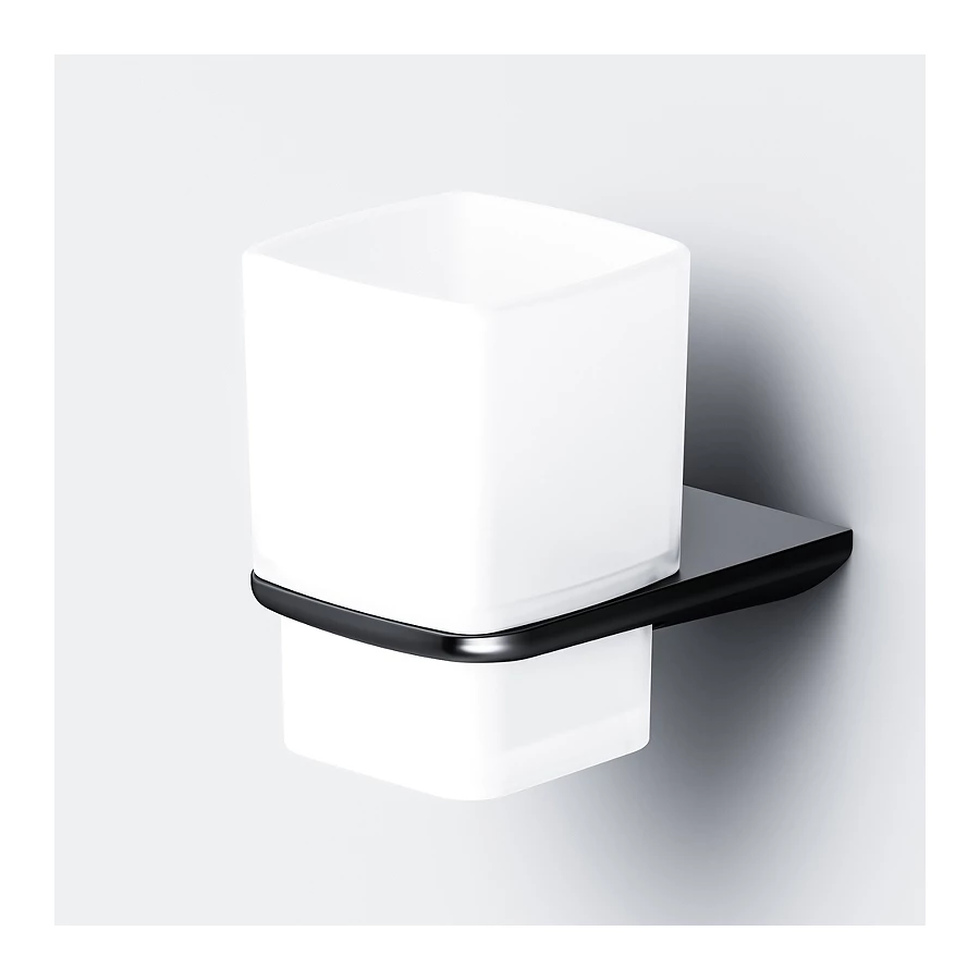 Стеклянный стакан с настенным держателем Am Pm Inspire V2.0 A50A34322