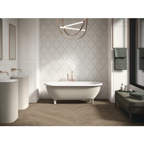 Плитка настенная Ape Ceramica Bellagio Leceno Grigio Rect матовая серая A041997 120х60 см